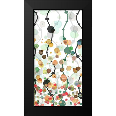 Sprinkles Warm II Black Modern Wood Framed Art Print by Franklin