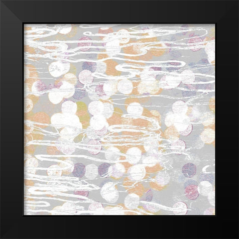 Tangled Gray I Black Modern Wood Framed Art Print by Franklin