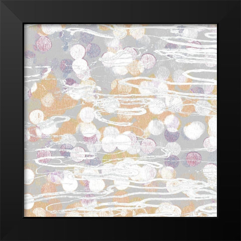 Tangled Gray II Black Modern Wood Framed Art Print by Franklin