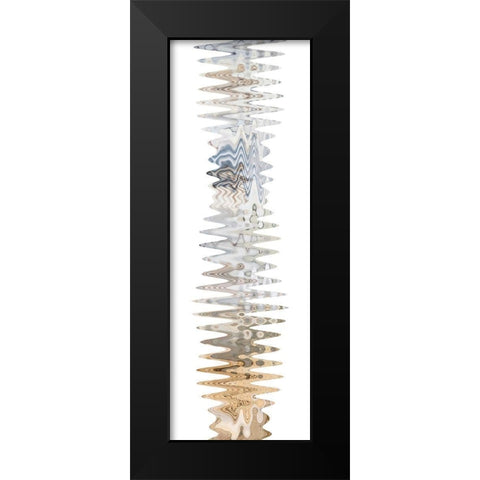 Wavy II Black Modern Wood Framed Art Print by Franklin