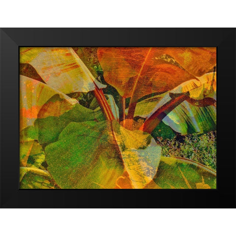 Banana I Black Modern Wood Framed Art Print by Simons