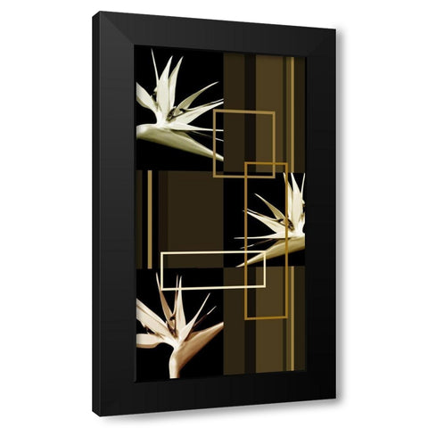 Contempo IV Black Modern Wood Framed Art Print by Simons