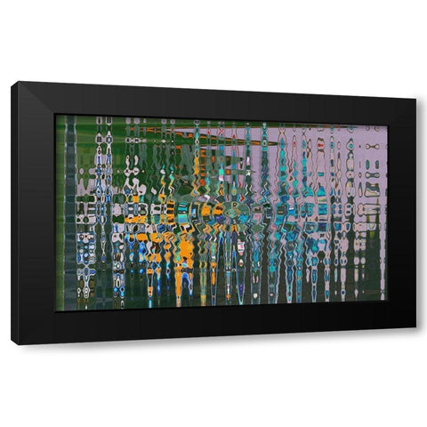 Eye of the Storm Black Modern Wood Framed Art Print with Double Matting by Simons
