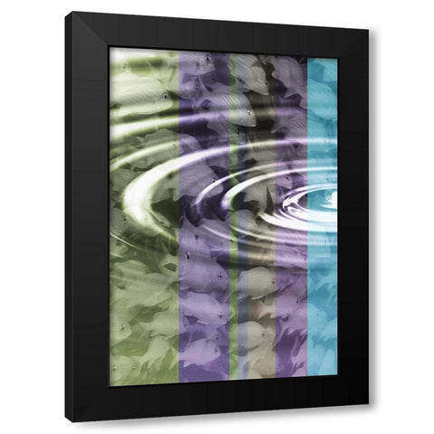 Follow the Leader I Black Modern Wood Framed Art Print with Double Matting by Simons
