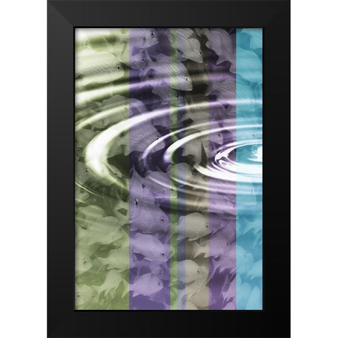 Follow the Leader I Black Modern Wood Framed Art Print by Simons
