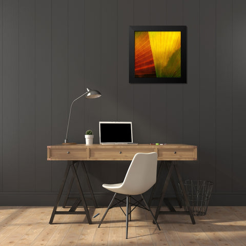 Fondly I Black Modern Wood Framed Art Print by Simons