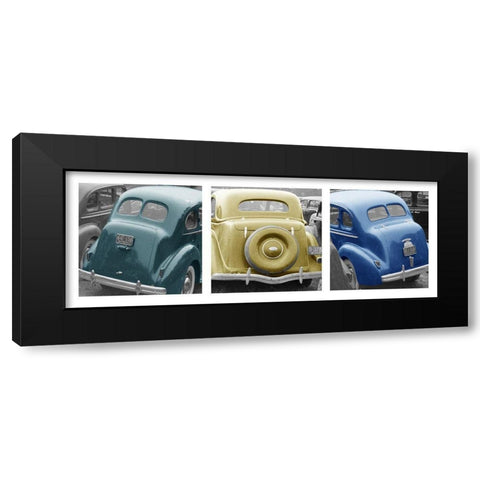 Jalopies Black Modern Wood Framed Art Print by Simons