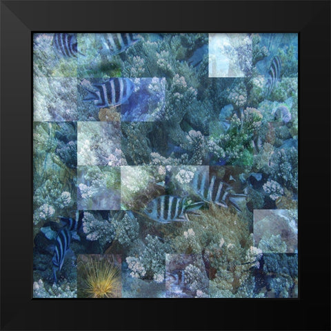 Schools Out Black Modern Wood Framed Art Print by Simons