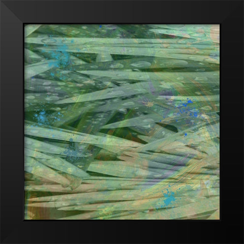 Syan I Black Modern Wood Framed Art Print by Simons