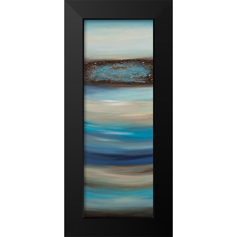 Oceanscape A Black Modern Wood Framed Art Print by Hinz