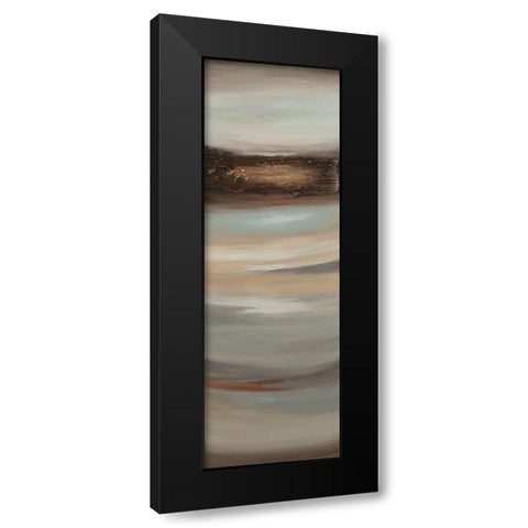 Texturescape C Black Modern Wood Framed Art Print by Hinz