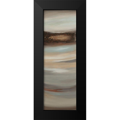 Texturescape C Black Modern Wood Framed Art Print by Hinz