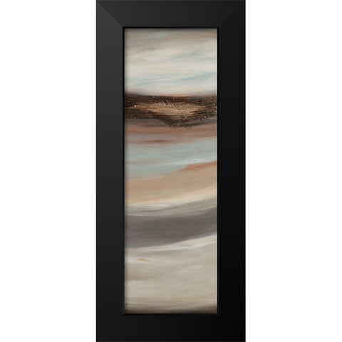Texturescape D Black Modern Wood Framed Art Print by Hinz