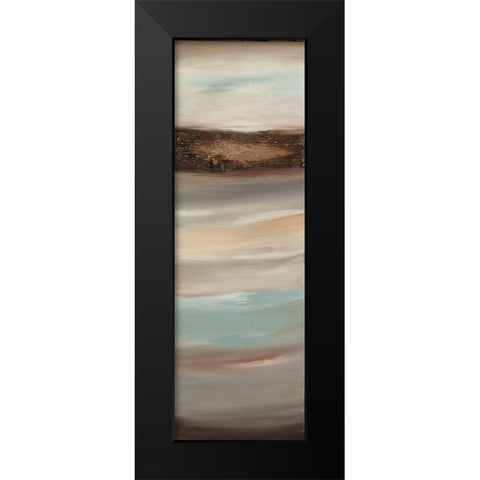 Texturescape E Black Modern Wood Framed Art Print by Hinz