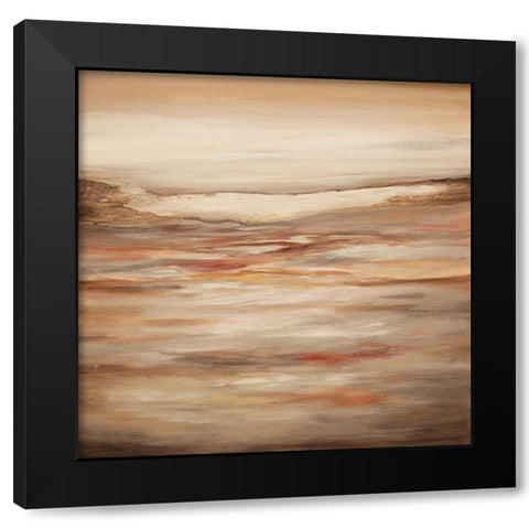 Rustic Black Modern Wood Framed Art Print by Hinz