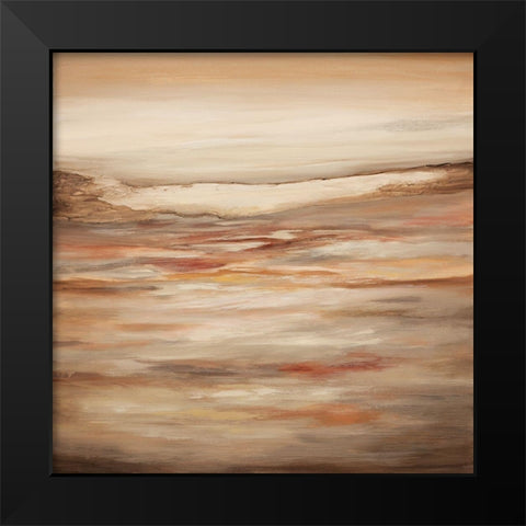 Rustic Black Modern Wood Framed Art Print by Hinz