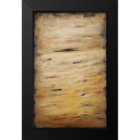 Boundless II Black Modern Wood Framed Art Print by Hinz