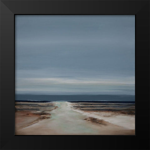 New Perspectives II Black Modern Wood Framed Art Print by Hinz