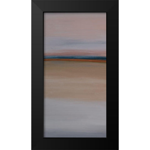 Blue Horizon I Black Modern Wood Framed Art Print by Hinz
