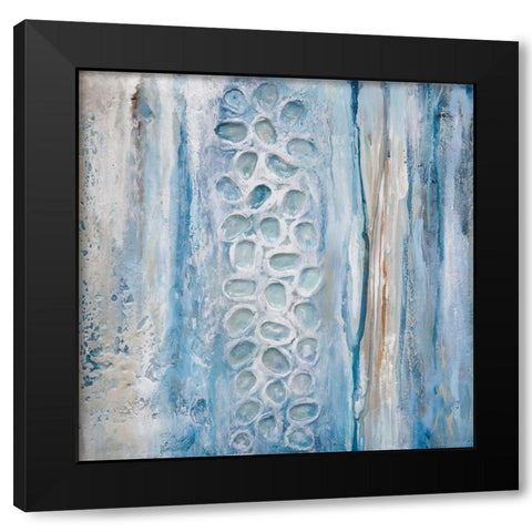 Texturescape II Black Modern Wood Framed Art Print by Hinz