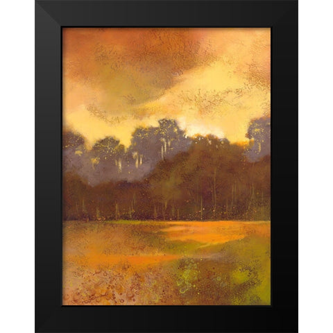 Autumn Forest I Black Modern Wood Framed Art Print by Larson