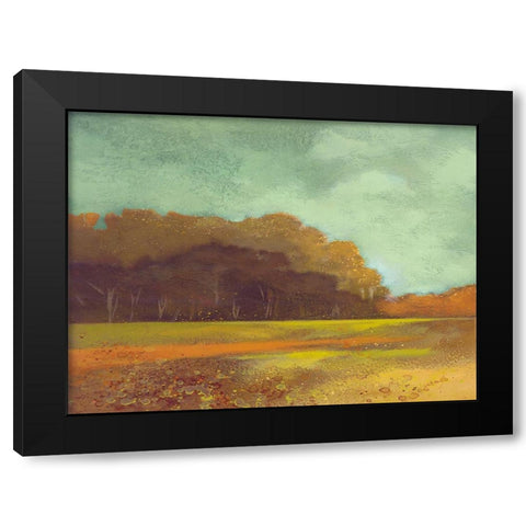 Larson Landscape Black Modern Wood Framed Art Print by Larson