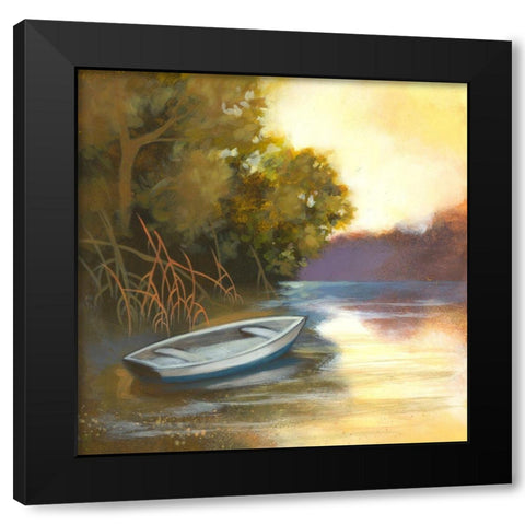 Lazy Day I  Black Modern Wood Framed Art Print with Double Matting by Larson