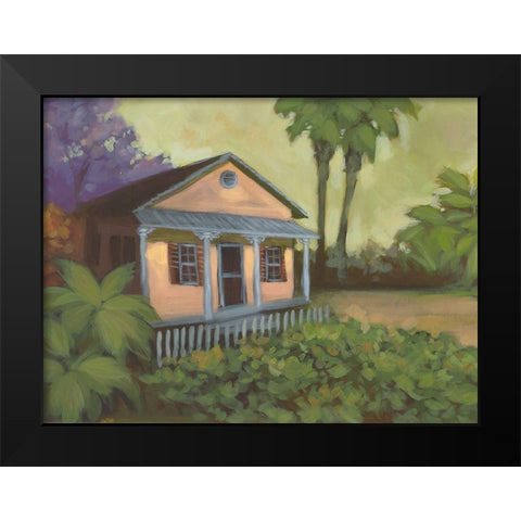 My Grandmas House Black Modern Wood Framed Art Print by Larson
