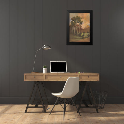 Stillness I Black Modern Wood Framed Art Print by Larson