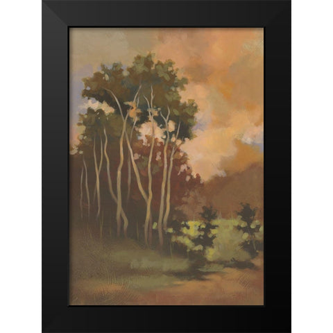 Stillness I Black Modern Wood Framed Art Print by Larson