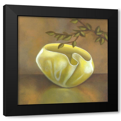Crystal Mate II Black Modern Wood Framed Art Print by Davis