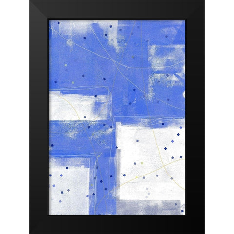 Confetti IV Black Modern Wood Framed Art Print by King