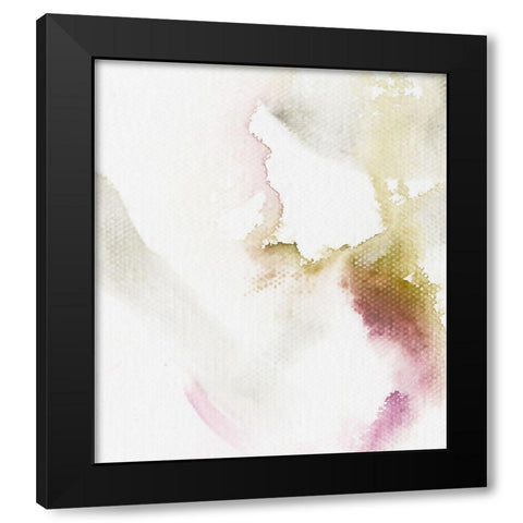 Softness I Black Modern Wood Framed Art Print with Double Matting by King