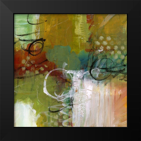 Light Stream Black Modern Wood Framed Art Print by King