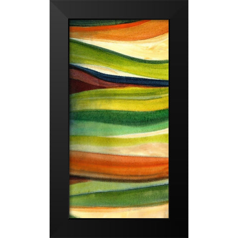 River Earth I Black Modern Wood Framed Art Print by King