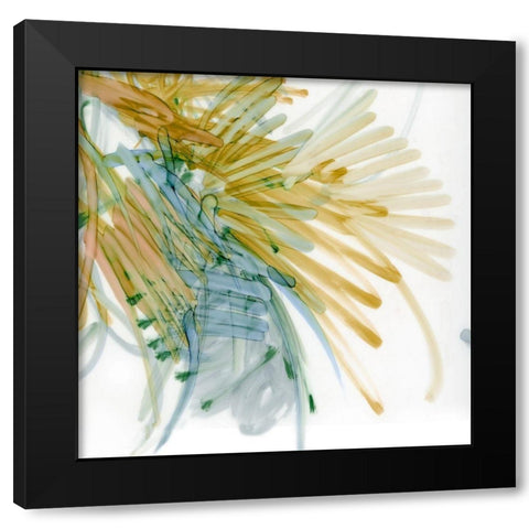 Palm Gesture IV Black Modern Wood Framed Art Print with Double Matting by King