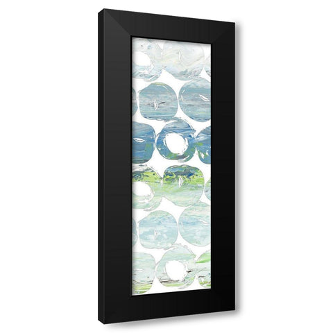 Round Brush II Black Modern Wood Framed Art Print by Nola
