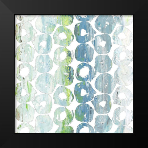 Round Brush IV Black Modern Wood Framed Art Print by Nola