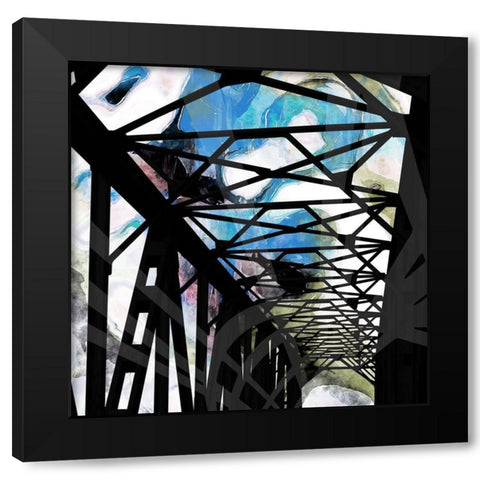 Tunnel Vision I Black Modern Wood Framed Art Print with Double Matting by Nola