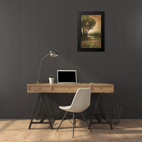 October Sun I Black Modern Wood Framed Art Print by Ricci