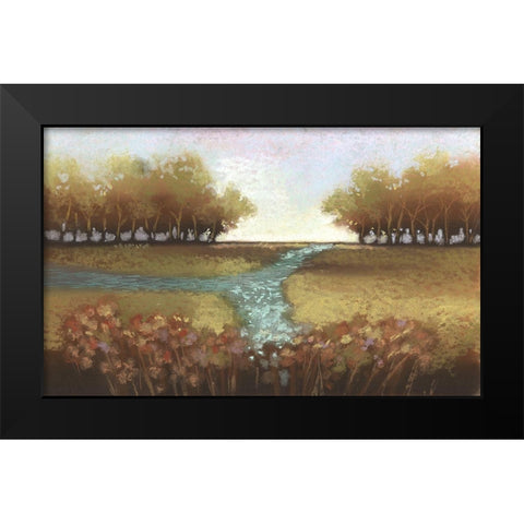 Tomorrow I Black Modern Wood Framed Art Print by Ricci