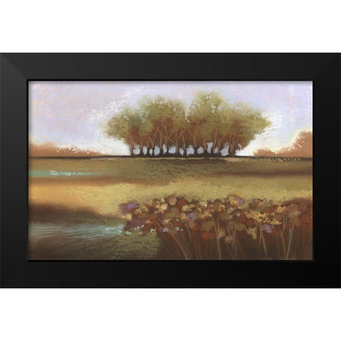 Tomorrow II Black Modern Wood Framed Art Print by Ricci