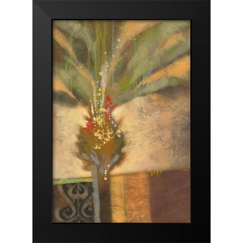 Artist Palm I Black Modern Wood Framed Art Print by Scott