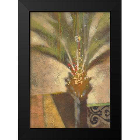 Artist Palm II Black Modern Wood Framed Art Print by Scott