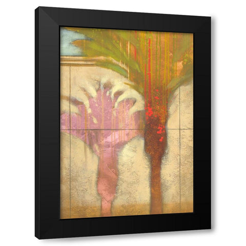 Tropical Express I Black Modern Wood Framed Art Print with Double Matting by Scott