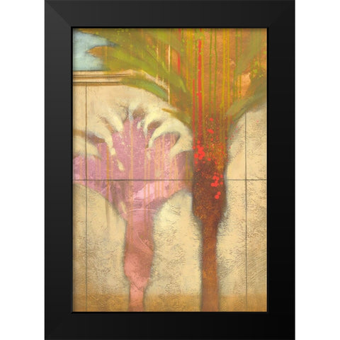 Tropical Express I Black Modern Wood Framed Art Print by Scott
