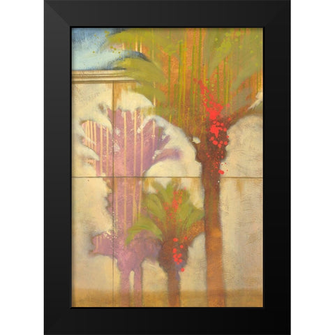 Tropical Express II Black Modern Wood Framed Art Print by Scott