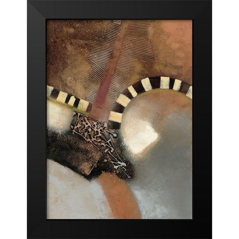 Ancient Landscape I Black Modern Wood Framed Art Print by Scott