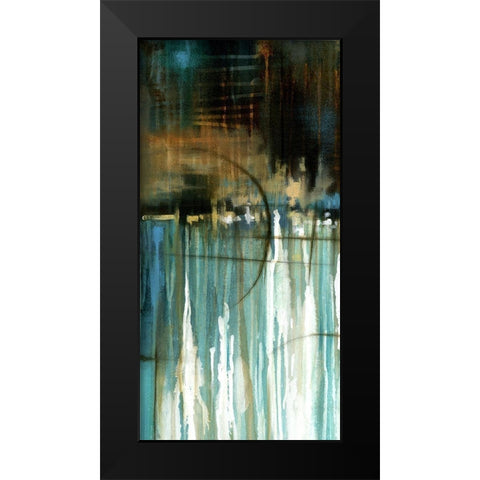 Lake Reflection I Black Modern Wood Framed Art Print by Scott