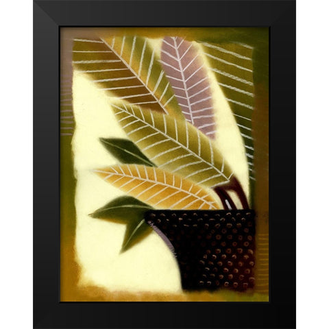 Polka Dot I Black Modern Wood Framed Art Print by Scott